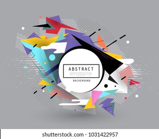 Abstract geometric pattern design and background. Use for modern design, cover, template, decorated, brochure, flyer.
