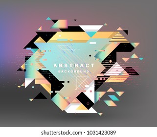 Abstract geometric pattern design and background. Use for modern design, cover, template, decorated, brochure, flyer.