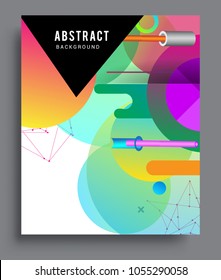 Abstract geometric pattern design and background. modern design, cover, template, decorated, brochure, flyer.