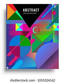 Abstract geometric pattern design and background. modern design, cover, template, decorated, brochure, flyer.