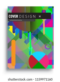 Abstract geometric pattern design and background. modern design, cover, template, decorated, brochure, flyer.
