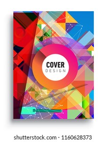 Abstract geometric pattern design and background. modern design, cover, template, decorated, brochure, flyer.
