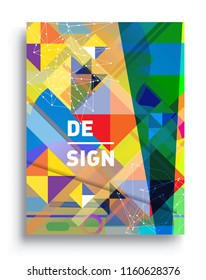 Abstract geometric pattern design and background. modern design, cover, template, decorated, brochure, flyer.
