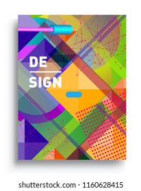 Abstract geometric pattern design and background. modern design, cover, template, decorated, brochure, flyer.
