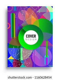 Abstract geometric pattern design and background. modern design, cover, template, decorated, brochure, flyer.
