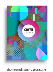 Abstract geometric pattern design and background. modern design, cover, template, decorated, brochure, flyer.
