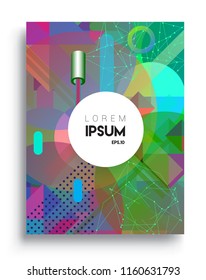 Abstract geometric pattern design and background. modern design, cover, template, decorated, brochure, flyer.
