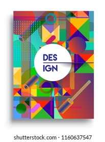 Abstract geometric pattern design and background. modern design, cover, template, decorated, brochure, flyer.
