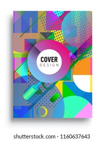 Abstract geometric pattern design and background. modern design, cover, template, decorated, brochure, flyer.
