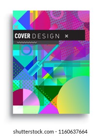 Abstract geometric pattern design and background. modern design, cover, template, decorated, brochure, flyer.
