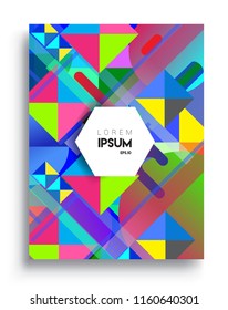 Abstract geometric pattern design and background. modern design, cover, template, decorated, brochure, flyer.
