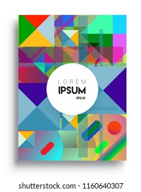Abstract geometric pattern design and background. modern design, cover, template, decorated, brochure, flyer.
