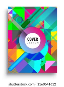 Abstract geometric pattern design and background. modern design, cover, template, decorated, brochure, flyer.
