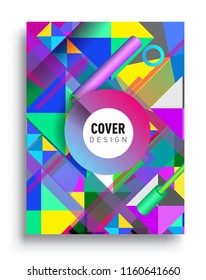 Abstract geometric pattern design and background. modern design, cover, template, decorated, brochure, flyer.
