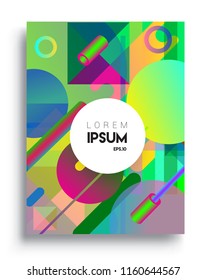 Abstract geometric pattern design and background. modern design, cover, template, decorated, brochure, flyer.