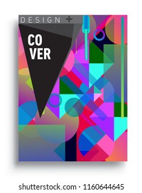 Abstract geometric pattern design and background. modern design, cover, template, decorated, brochure, flyer.