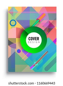 Abstract geometric pattern design and background. modern design, cover, template, decorated, brochure, flyer.
