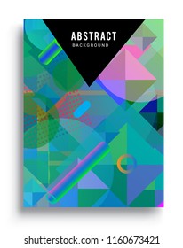 Abstract geometric pattern design and background. modern design, cover, template, decorated, brochure, flyer.
