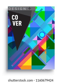 Abstract geometric pattern design and background. modern design, cover, template, decorated, brochure, flyer.
