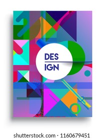 Abstract geometric pattern design and background. modern design, cover, template, decorated, brochure, flyer.
