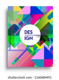 Abstract geometric pattern design and background. modern design, cover, template, decorated, brochure, flyer.
