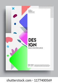 Abstract geometric pattern design and background. modern design cover, template, decorated, brochure, flyer.