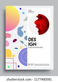 Abstract geometric pattern design and background. modern design cover, template, decorated, brochure, flyer.