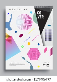 Abstract geometric pattern design and background. modern design cover, template, decorated, brochure, flyer.
