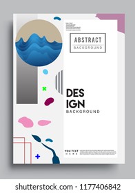 Abstract geometric pattern design and background. modern design cover, template, decorated, brochure, flyer.
