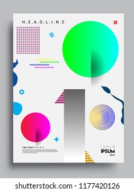 Abstract geometric pattern design and background. modern design cover, template, decorated, brochure, flyer.
