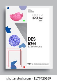 Abstract geometric pattern design and background. modern design cover, template, decorated, brochure, flyer.
