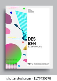 Abstract geometric pattern design and background. modern design cover, template, decorated, brochure, flyer.