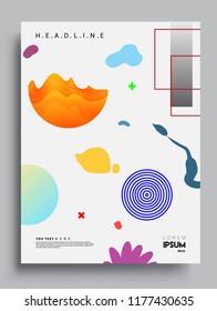 Abstract geometric pattern design and background. modern design cover, template, decorated, brochure, flyer.