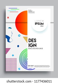 Abstract geometric pattern design and background. modern design cover, template, decorated, brochure, flyer.
