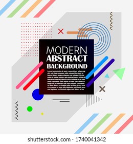 Abstract geometric pattern design and background. Use for modern design, cover, decorated, brochure, template, flyer.