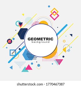 Abstract geometric pattern design and background. Use for modern design, cover, template, decorated, brochure, flyer.