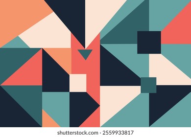 Abstract Geometric pattern design background.