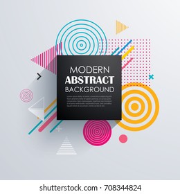 Abstract geometric pattern design and background. Use for modern design, cover, template, decorated, brochure, flyer.