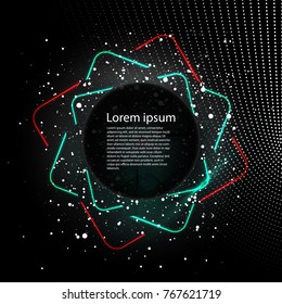 Abstract geometric pattern design and background. Use for modern design, cover, template, decorated, brochure, flyer.