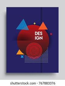 Abstract geometric pattern design and background. Vector templates for modern design, cover, template, decorated, brochure, flyer.