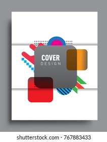 Abstract geometric pattern design and background. Vector templates for modern design, cover, template, decorated, brochure, flyer.