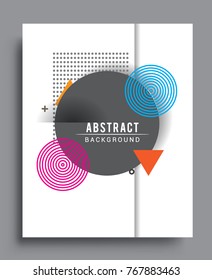 Abstract geometric pattern design and background. Vector templates for modern design, cover, template, decorated, brochure, flyer.