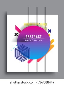 Abstract geometric pattern design and background. Vector templates for modern design, cover, template, decorated, brochure, flyer.
