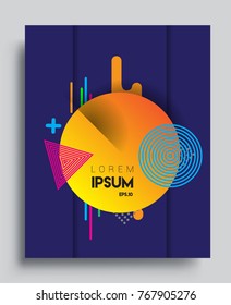 Abstract geometric pattern design and background. Vector templates for modern design, cover, template, decorated, brochure, flyer.