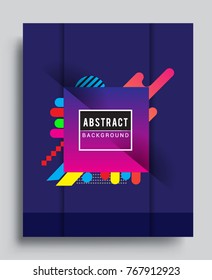 Abstract geometric pattern design and background. Vector templates for modern design, cover, template, decorated, brochure, flyer.