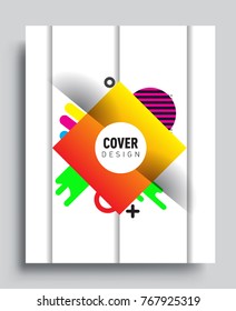 Abstract geometric pattern design and background. Vector templates for modern design, cover, template, decorated, brochure, flyer.