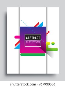 Abstract geometric pattern design and background. Vector templates for modern design, cover, template, decorated, brochure, flyer.