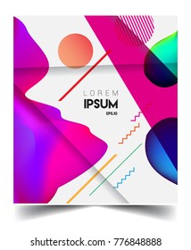 Abstract geometric pattern design and background. Vector templates for modern design, cover, template, decorated, brochure, flyer.
