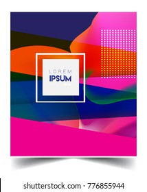 Abstract geometric pattern design and background. Vector templates for modern design, cover, template, decorated, brochure, flyer.
