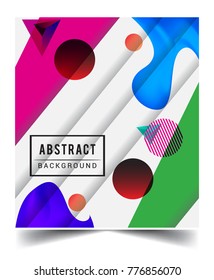 Abstract geometric pattern design and background. Vector templates for modern design, cover, template, decorated, brochure, flyer.
